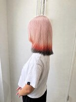 ミュー(Mu)&nbsp;キツネカラー　デザインカラー　裾カラー