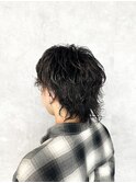 【メンズ◆天神】センターパートウルフ×スパイラルパーマ