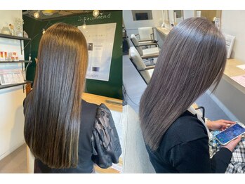 アミィヘアー(Ami Hair)の写真/ワンランク上のサラ艶な仕上がり【ストレートコース】匠の技術でクセ解消×ナチュラルを両立！[熊谷]