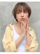オーブ ヘアー ミミ 広島庚午店(AUBE HAIR mimi)&nbsp;20代・30代_マッシュショート_ショートボブ_丸みシルエット