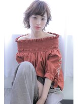 ハイル(KHAIR)&nbsp;【KHAIR】大人カワイイ耳かけショート×ラベンダーアッシュ