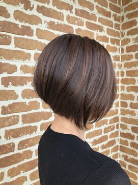 ヘアメイク リーフ 茂原店(HAIRMAKE Leaf) 大人仕上げ前下がりボブ