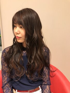 ヘアーリゾートラシックアールプラス(hair resort lachiq R+) 《R＋》インナーカラー☆アッシュ☆ロングヘア