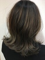 エイト マカビ 沖縄真嘉比店(EIGHT makabi)&nbsp;【EIGHT 真嘉比】お客様スタイル_ワンレンバレイヤージュ