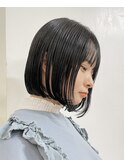 ミニボブショートボブ◎切りっぱなしボブ髪質改善トリートメント