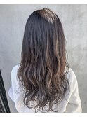 バレイヤージュ×ナチュラルシルバー