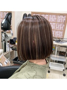 ケーアールツーエス なかもず店(KR2S) ハイライトボブ