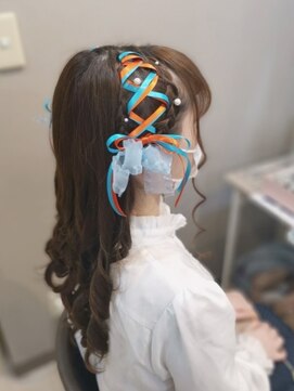 ヘアセットサロン ミント(Hair set salon MINT) レースアップアレンジ☆