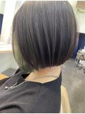 インナーカラー×ボブ