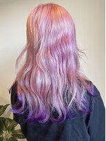 ルートヴィッヒ(Ludwig)&nbsp;ソフトピンク×バイオレット　裾カラー