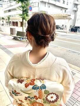 アメジスト(amethyst) 七五三母スタイル☆シニヨン/ショート/アップスタイル/着付