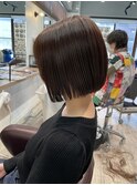 ぱつっとボブ