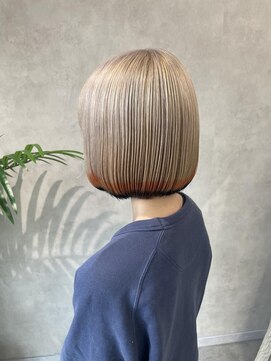 ミューバイケンジ(miu by KENJE) miu&伊藤夏海 毛先デザイン◎フォックスカラー