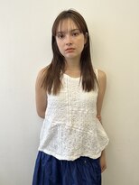 ネルケ 立川(nelke)&nbsp;セミミディアム×オリーブカラー_髪質改善トリートメント_韓国