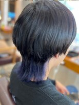ラ メール ヘア デザイン(La mer HAIR DESIGN)&nbsp;インナーネイビー×ウルフ