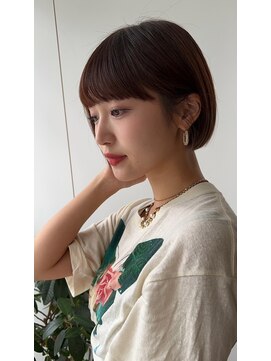 サンド 鹿児島中央(sand) 黒髪/グレーベージュ/レイヤーロング/前髪パーマ[鹿児島中央駅]