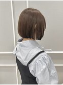 マロンブラウン×ボブヘア【銀座】片桐