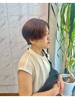 クリアーオブヘアー 一社店(clear OF HAIR) ハンサムショート×ピンクブラウン