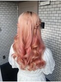 ハーフツイン ダウンスタイル お呼ばれヘア イベントヘア
