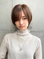 ギークス(GEEKS)&nbsp;【GEEKS渋谷】ナチュラルショートウルフ/冬ヘア/マロンベージュ