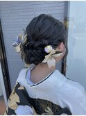 ふわっとシニヨン