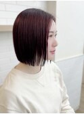 小顔タッセルボブ×似合わせカット[ボブ/縮毛矯正/横浜韓国]