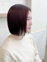 ネオリーブ クーロ(Neolive curro)&nbsp;小顔タッセルボブ×似合わせカット[ボブ/縮毛矯正/横浜韓国]