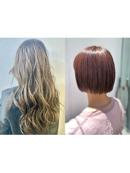 【ナチュラル～ハイトーンまで◎】ブリーチをしても大人っぽく♪大人ならではの落ち着いたハイライトも＊