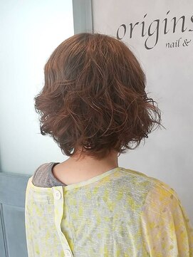 モア ヘアデザイン バイ オリジンズ つくばみどりの店(moA hair design by Origins) 朝楽ちんエアリーパーマ