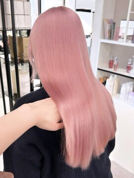 ベレーザ 渋谷(BELEZA) 12821髪質改善ストレートラベンダーミルクティーホワイトピンク