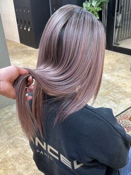 メリー オオサカ(Merly Osaka) ash pink balayage