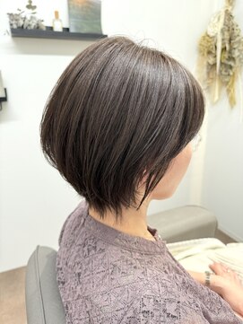 アプレッジ(PLEDGE) レイヤーボブ×ひし形ショート　前髪あり　30代40代50代