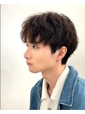 シャドウパーマ・波巻きパーマメンズパーマ・ニュアンスパーマ