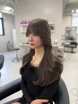 ベレーザシェルト(Beleza scelto) 16658黒髪ココアグレージュチョコレートブラウンハッシュカット