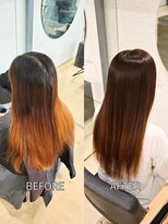 ビーヒアナウ N゜03 金沢駅西店(BE HERE NOW) エイジング矯正/縮毛矯正/艶髪/40代/50代/髪質改善/ストレート