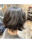 癖毛風パーマ×地毛風カラー