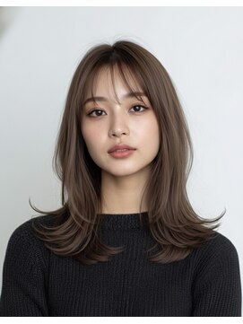ＡｃｃｅｓｓＭｏｏｎ 米沢本店 着物ヘア/大人ガーリー/ダークアッシュ/似合わせカット/水戸