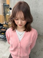 アロ 大阪梅田(alo)&nbsp;【momoa】暖色ミルクティーブラウン《ブリーチ/ミルクティー》