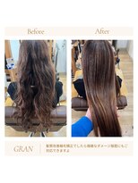 グランバイ アトリエドングリ(Grand × AtlierDonguri)&nbsp;お客様髪質改善データ2003（複雑なダメージ履歴）