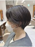 ショートボブハンサムショート丸みショートコンパクトショート◆