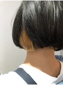 インナーカラーｘショートボブ