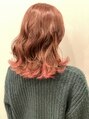 アグ ヘアー エニィー 飾磨店(Agu hair any)&nbsp;インナーカラーと裾にレッド☆
