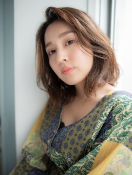 マリー 美容室 所沢店(mary) 前髪無し×ミディアムボブ