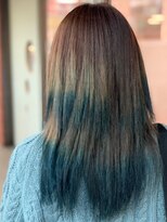 アークスヘアー&nbsp;インスタ人気★映えるユニコーンカラー×ストレート