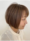 前下がりボブ