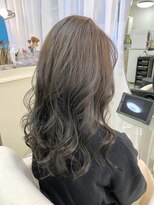 ヘアアンドメイク スタジオ ミムロ(HAIR&MAKE STUDIO MIMURO) 韓国風ロングレイヤー・オリーブグレージュ