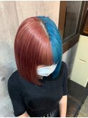 ハーフ&ハーフカラー