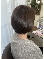 コアフィールフィス(COIFFURE fils)&nbsp;《見附　今町》透け感アッシュ　ショーボブ