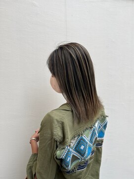 ロジッタ(ROJITHA) 【ROJITHA原宿表参道】バレイヤージュ×ホワイトグレーカラー