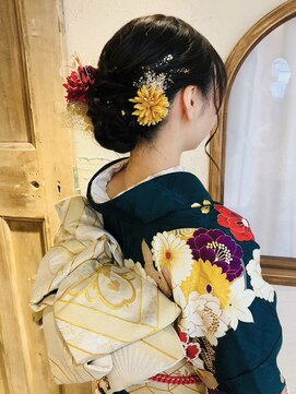 ティダスマイル(tida smile) 成人式／卒業式 ヘアメイク ヘアセット お客様スタイル